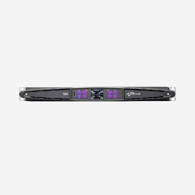 Powersoft T604 DSP+D Power amplifier class D, with DSP, 4x1500W 4ohm - Powersoft