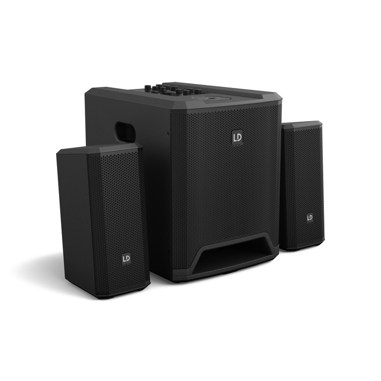 LD Systems DAVE 10 G4X Compact 2.1 powered sound system - LD SYSTEMS
