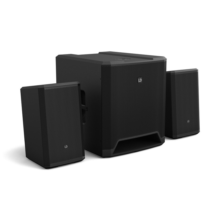LD Systems DAVE 15 G4X Compact 2.1 powered PA system - LD SYSTEMS