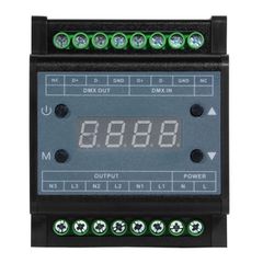 LED Dimmer Pack Ράγας 3 Καναλιών DMX512 220v (660W) Trailing Edge GloboStar - ArtSound and Lights