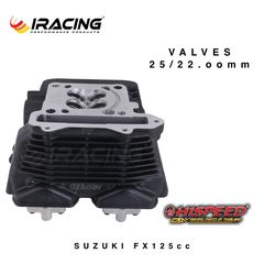 ΚΕΦΑΛΗ SUZUKI FX 125 SUPERHEAD OVERSIZE VALVES 22/25.00mm AIR FLOW RACING-thumb-1