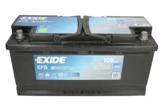 EXIDE 105Ah 950A START STOP EFB (δεξιά) 392x175x190