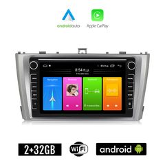 TOYOTA AVENSIS (2009 - 2016) Android οθόνη αυτοκίνητου 2GB με GPS WI-FI (ηχοσύστημα αφής 8" ιντσών Apple CarPlay Android Auto Car Play Youtube Playstore MP3 USB Radio Bluetooth Mirrorlink εργοστα