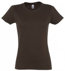 Sol's Imperial Women 11502 Γυναικείο t-shirt Jersey 190gr 100% βαμβάκι CHOCOLATE-398