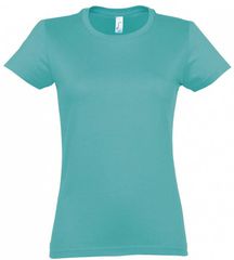 Sol's Imperial Women 11502 Γυναικείο t-shirt Jersey 190gr 100% βαμβάκι CARIBBEAN BLUE - 237