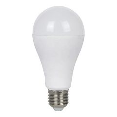 Λάμπα led A65 αχλάδι E27 17W 230V 6000k ψυχρό λευκό φως δέσμης 200° 1900lumen 30000h