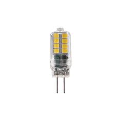 Λάμπα LED G4 πλαστική 2W 4000K ενδιάμεσο φως 190lm 12V AC/DC 30.000hrs με διάφανο κάλυμμα