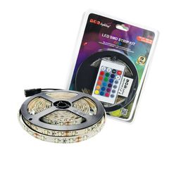 LED ταινία SMD STRIP KIT 5m IP65 RGB με ασύρματο κοντρόλ & 12V DC plug driver