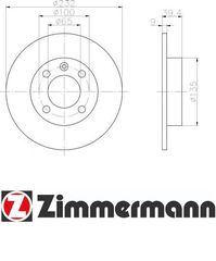 Δισκόπλακα οπίσθια 232x9 (ΚΑΙΝΟΥΡΓΙA) ,VOLKSWAGEN ,POLO 1995-2002