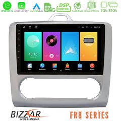 Bizzar FR8 Series Ford Focus Auto AC 8core Android12 2+32GB Navigation Multimedia 9″
