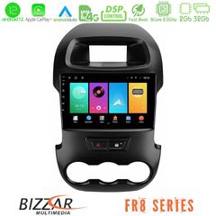 Bizzar FR8 Series Ford Ranger 2012-2016 8core Android 11 2+32GB Navigation Multimedia Tablet 9″