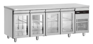 ΠΡΟΣΦΟΡΑ!!! KARAMCO GX-GN4100TNG-HC Inox Ψυγείο Πάγκος Συντήρησης με 4 Πόρτες & χωρίς Πανωσήκωμα - 223x70x85 cm