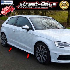 ΜΑΡΣΠΙΕ [S3 TYPE] SET ΠΛΑΪΝΑ SPOILER AUDI A3 8V HATCHBACK | Street Boys - Car Tuning Shop |