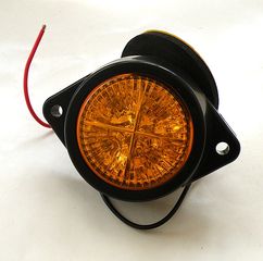 LED Φωτιστικό Πλευρικής Σήμανσης 5 LED Πορτοκαλί 24V 60mm FZMAR043