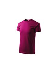 Malfini Basic Ανδρικό Διαφημιστικό T-shirt Κοντομάνικο σε Φούξια Χρώμα MLI-12949