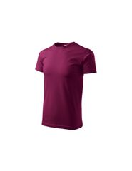 Malfini Basic Ανδρικό Διαφημιστικό T-shirt Κοντομάνικο σε Φούξια Χρώμα MLI-12943