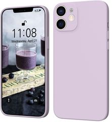iPhone 11 Silicone Case, iPhone 11 Ultra Thin Slim with Microfibre, Scratch-Resistant All-Round Protection, Protective Case for iPhone 11 6.1 Inch Purple