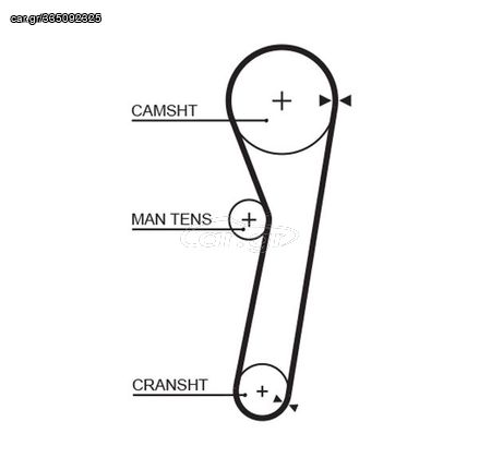 GATES ΙΜΑΝΤΑΣ ΧΡΟΝΙΣΜΟΥ ΟΔΟΝΤΩΤΟΣ DAIHATSU