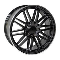 REPLICA ΖΑΝΤΕΣ MERCEDES 873 18X8.0 ΕΤ45 5-112 SATIN BLACK MACHINED LIP