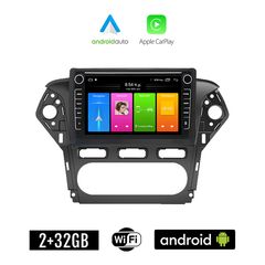FORD MONDEO (2010 - 2013) Android οθόνη αυτοκίνητου 2GB με GPS WI-FI (ηχοσύστημα αφής 8" ιντσών Apple CarPlay Android Auto Car Play Youtube Playstore MP3 USB Radio Bluetooth Mirrorlink εργοστασια