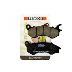 ΤΑΚΑΚΙΑ FERODO FDB2326 ECO FRICTION (FA 709) ΓΙΑ DAYTONA DY 125 RS ΜΠΡΟΣΤΑ