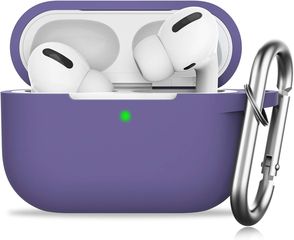 Apple AirPods Pro 2nd Generation (2022)- Protective Silicone Case with Keychain Violet (oem) ACC.39407