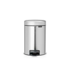 Brabantia 649003 Κάδος με πεντάλ 3L, Matt Steel Fingerprint Proof