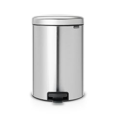 Brabantia 649046 Κάδος Απορριμμάτων 20L, Matt Steel Fingerprint Proof