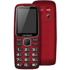 LAMTECH MOBILE PHONE 2.4  GR DUAL SIM TINY L II RED LAM113164( 3 άτοκες δόσεις.)
