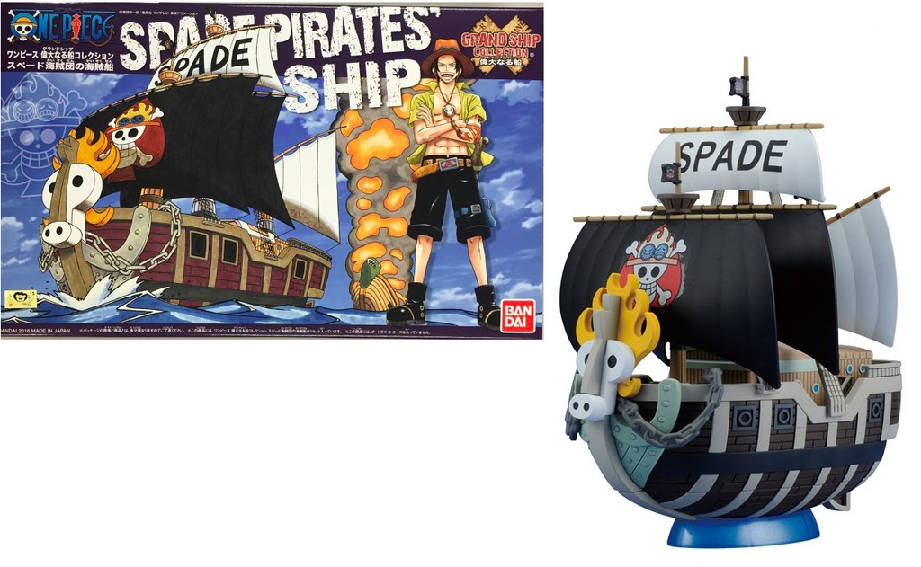 ONE PIECE - Model Kit - Ship - Spade Pirates 'REPROD'