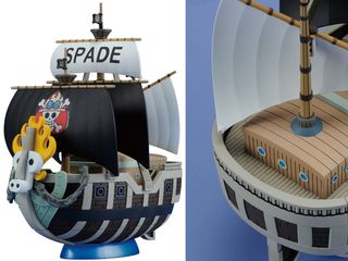 ONE PIECE - Model Kit - Ship - Spade Pirates 'REPROD'-thumb-3