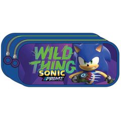 Sonic Prime double pencil case
