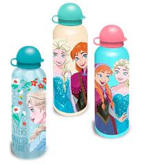 Disney Frozen aluminium bottle 500ml assorted