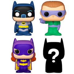 Blister 4 figures Bitty POP DC Comics Batman Adam West-thumb-1