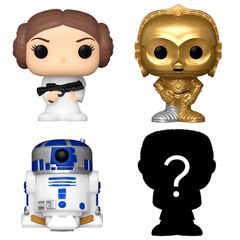 Blister 4 figures Bitty POP Sar Wars Leia-thumb-1