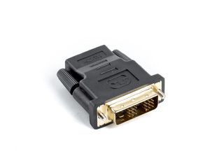 Lanberg AD-0013-BK cable gender changer HDMI DVI-D 18+1 Single Link Black