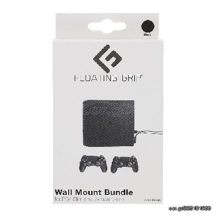 Floating Grip Playstation 4 Slim and Controller Wall Mount - Bundle (Black) / PlayStation 4