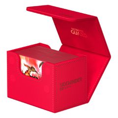 Ultimate Guard Sidewinder 80+ XenoSkin Monocolor Red-thumb-2