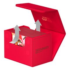 Ultimate Guard Sidewinder 80+ XenoSkin Monocolor Red-thumb-3