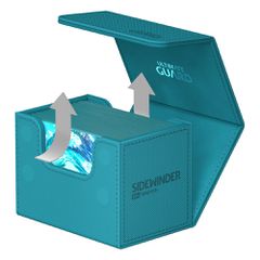 Ultimate Guard Sidewinder 80+ XenoSkin Monocolor Petrol-thumb-3