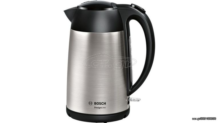 Bosch TWK3P420 electric kettle 1.7 L 2400 W Black, Stainless steel