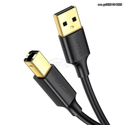 Ugreen USB Type B printer cable (male) - USB 2.0 (male) 480 Mbps 1.5 m black (US135 10350)