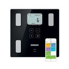 Omron VIVA Square Black Electronic personal scale-thumb-4