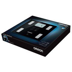 Omron VIVA Square Black Electronic personal scale-thumb-1