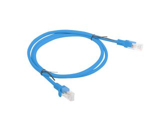 Lanberg Patchcord RJ45, Cat. 5e, UTP, 1m, Blue-thumb-1