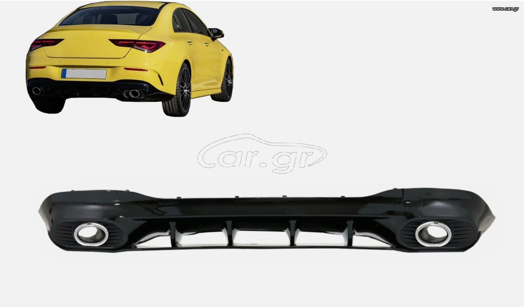 ΠΡΟΣΦΟΡΑ!! Πίσω διαχύτης για Mercedes CLA C118 Coupe Sport Line (2019-up) CLA35 ΕΤΟΙΜΟΠΑΡΑΔΟΤΟ!!