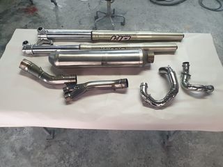 Γυάλισμα Αρχικά (Downpipes) - Σωλήνων Εξάτμισης Triumph - Βαφές Κεραμικές Θερμοκρασίας-thumb-6