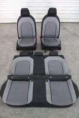 Σαλόνι κομπλέ SEAT Ibiza 6F0 μαύρο-γκρι ύφασμα (5 πόρτες)