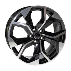 REPLICA ΖΑΝΤΕΣ AUDI 5673 22X9.5 ET25 5X112 BLACK MACHINED FACED