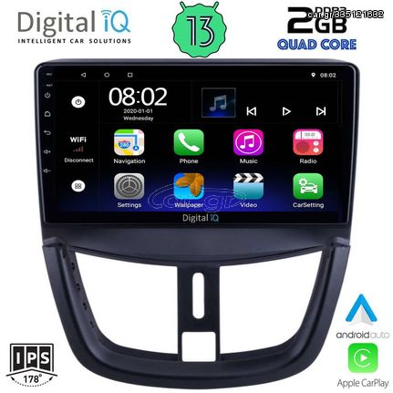 DIGITAL IQ RSB 2507_CPA (9inc) MULTIMEDIA TABLET OEM PEUGEOT 207 mod. 2007>